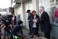 Stolpersteenlegging vrijdag 3 mei 2013. Foto’s Kyra Broshuis.
